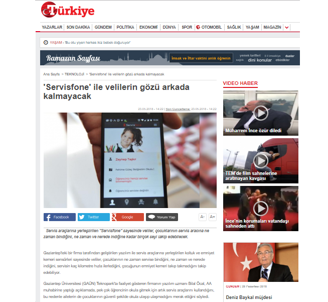 Türkiye Gazetesi Basın Küpürü